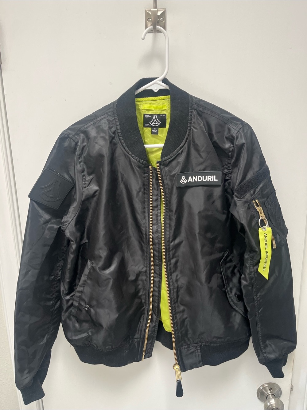 Anduril Women’s Black Bomber Jacket